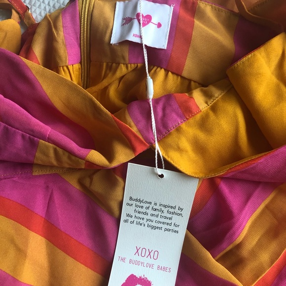 GEORGIA RUFFLED TIERED SLEEVELESS HIGH-LOW DRESS - Picture 7 of 7